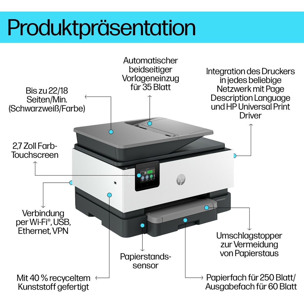 Drucker HP PRO 9120B
